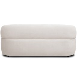 Sofá 2 Lugares Orgânico Sala de Estar Living 140cm Carmen F04 Bouclê Cru - Lyam Decor - 7