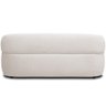 Sofá 2 Lugares Orgânico Sala de Estar Living 140cm Carmen F04 Bouclê Cru - Gtdnexxus - 7