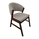Ver imagem 6 de Cadeira de Jantar Madeira Maciça Débora Linho Premium:cerejeira/cinza Linho