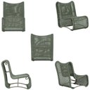 Ver imagem 5 de 1 Poltrona Texas em Alumínio Pintura Fendi Corda Náutica Trama Original