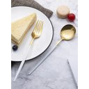 Ver imagem 5 de Conjunto de Talheres Slim Branco - Aço Inoxidável - 24 Peças