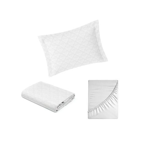 Jogo de Cama Solteiro 3 Peças 100% Algodão 180 Fios - Cintia (7899)