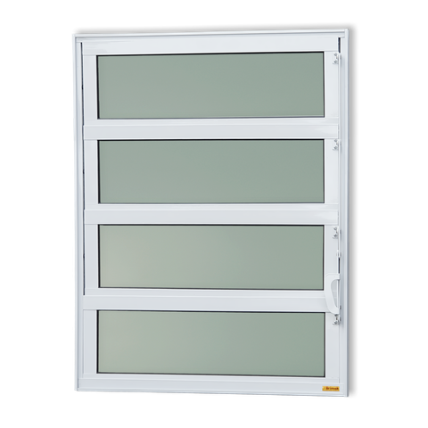 Basculante Alumínio 80 x 40 Elite V.Boreal Branco Brimak