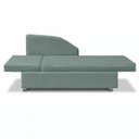 Ver imagem 6 de Sofá Cama Solteiro 1 Lugar com Baú Divã Bouclê Multifuncional Divã Quarto Hóspedes 195cm:Bouclê Verd