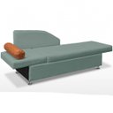 Ver imagem 5 de Sofá Cama Solteiro 1 Lugar com Baú Divã Bouclê Multifuncional Divã Quarto Hóspedes 195cm:Bouclê Verd