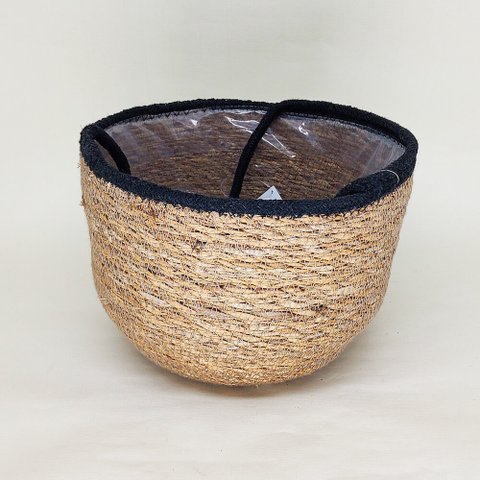 Cesto de Fibra Natural Redondo com Alça 79210:G