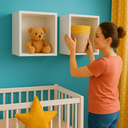 Ver imagem 5 de Nicho de Parede Quarto MDF 30cm Decorativo Sala Prateleira