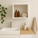 Ver imagem 2 de Nicho Infantil Quarto Mdf 30cm Decorativo Sala Prateleira Branco