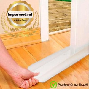 Veda Porta Chanfrado - 80 Cm Napa - Impermeável - Não É Costurado - Soldado Eletronicamente - Branco