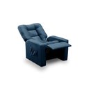 Ver imagem 2 de Poltrona do Papai Reclinável Ibiza Suede Azul Mirra Decor