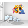 Adesivo de Parede Turma do Pooh:80 X 62 Cm - 1