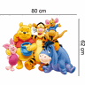 Adesivo de Parede Turma do Pooh:80 X 62 Cm - 2