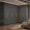 Ver imagem 1 de Guarda-roupa Modulação 9 Portas Canto Paris