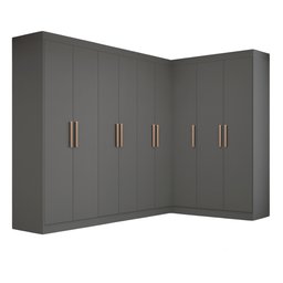 Guarda-roupa Modulação 9 Portas Canto Paris - 2 Guarda-roupa Modulação 9 Portas Canto Paris - 2