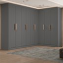 Ver imagem 1 de Guarda-roupa Modulação 9 Portas Canto Paris