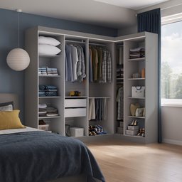 Guarda-roupa Modulação 9 Portas Canto Paris - 9 Guarda-roupa Modulação 9 Portas Canto Paris - 9