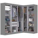 Ver imagem 4 de Guarda-Roupa Modulação 9 Portas Canto Paris