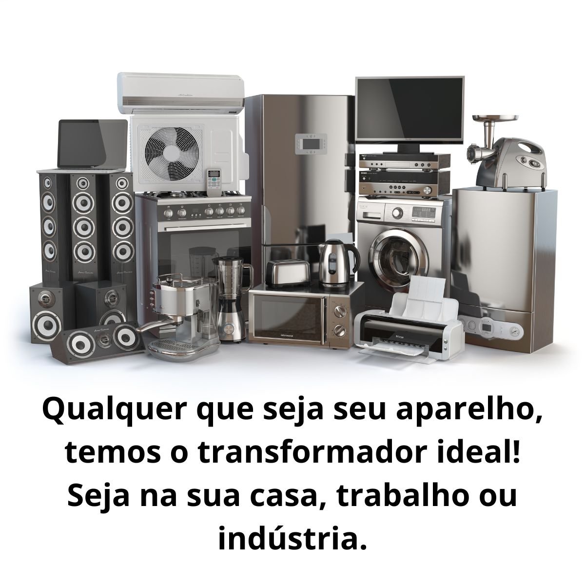 Autotransformador 5.000va Slim com Tomada para Airfryer Ar Condicionado Aspirador de Po e Outros Ate - 5