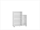 Ver imagem 7 de Armario Multiuso Sollys 2 Portas Balçao Fruteira 91cm Branco Poliman
