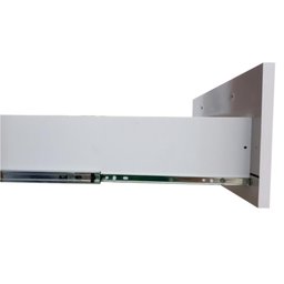 Guarda Roupa Casal com Espelho 3 Portas de Correr Flex Panama - Branco - 4