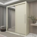 Ver imagem 1 de Guarda-Roupa Solteiro 2 Portas 1 Porta Espelhada Royale 100% MDF