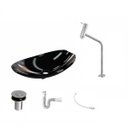 Ver imagem 2 de Kit Cuba L45 com Torneira Link 1062 Metal e Válvula Click 1"b + Sifão Pvc e Flexível