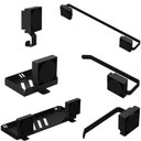 Ver imagem 6 de Kit Acessórios de Banheiro com Ventosa Preto 6 Peças F.max