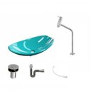 Ver imagem 2 de Kit Cuba L45 com Torneira Link 1062 Metal e Válvula Click 1"b + Sifão Cromado e Flexível