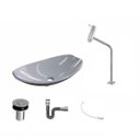 Ver imagem 2 de Kit Cuba L45 com Torneira Link 1062 Metal e Válvula Click 1"b + Sifão Cromado e Flexível