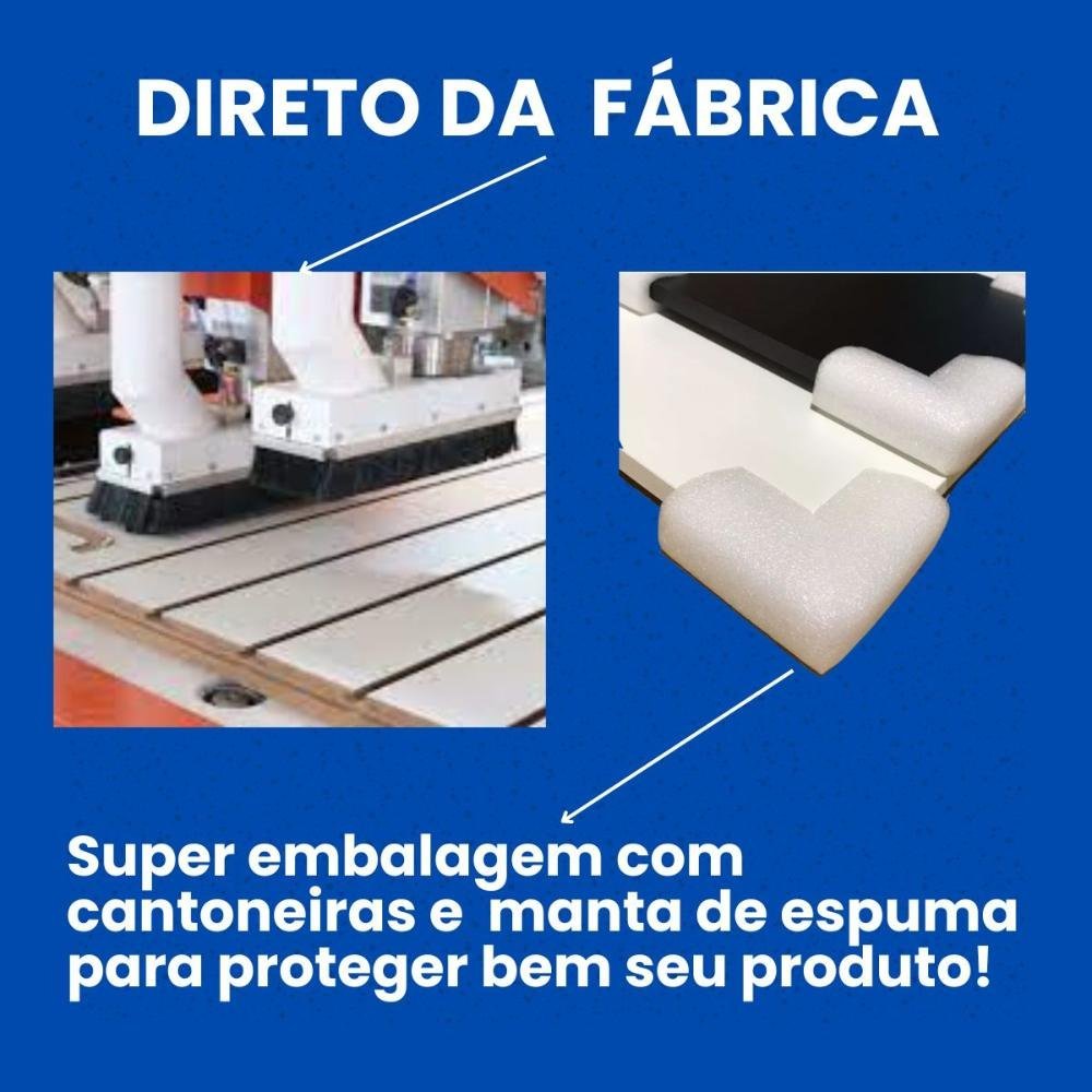 Aparador suspenso prateleira industrial Amadeirado Escuro suporte industrial aparador para quarto - 6