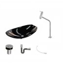 Ver imagem 2 de Kit Cuba L45 com Torneira Link 1062 Metal e Válvula Click 1"b + Sifão Cromado e Flexível