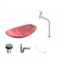 Ver imagem 2 de Kit Cuba L45 com Torneira Link 1062 Metal e Válvula Click 1"b + Sifão Cromado e Flexível