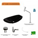 Ver imagem 3 de Kit Cuba L45 com Torneira Link 1062 Metal e Válvula Click 1"B + Sifão Cromado e Flexível