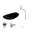 Ver imagem 2 de Kit Cuba L45 com Torneira Link 1062 Metal e Válvula Click 1"B + Sifão Cromado e Flexível