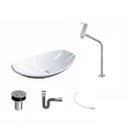 Ver imagem 2 de Kit Cuba L45 com Torneira Link 1062 Metal e Válvula Click 1"b + Sifão Cromado e Flexível