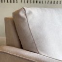 Ver imagem 2 de Sofá Classic em Bouclê Moderno Sala Recepção Escritório Hall:prata