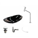 Ver imagem 2 de Kit Cuba L45 com Torneira Link 1062 Metal e Válvula Click 1"g + Sifão Cromado e Flexível