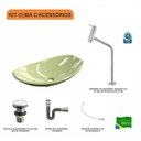 Ver imagem 3 de Kit Cuba L45 com Torneira Link 1062 Metal e Válvula Click 1"g + Sifão Cromado e Flexível