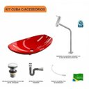Ver imagem 3 de Kit Cuba L45 com Torneira Link 1062 Metal e Válvula Click 1"g + Sifão Cromado e Flexível