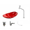 Ver imagem 2 de Kit Cuba L45 com Torneira Link 1062 Metal e Válvula Click 1"g + Sifão Cromado e Flexível