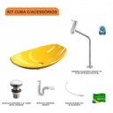 Ver imagem 3 de Kit Cuba L45 com Torneira Link 1062 Metal e Válvula Click 1 1/2" + Sifão Pvc e Flexível