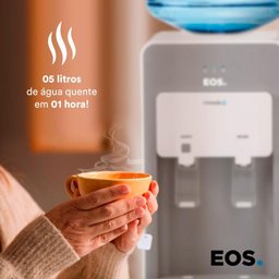 Bebedouro de Mesa para Garrafão Eos Mineralle Eletrônico Quente e Frio Ebe02qs 220v - 3