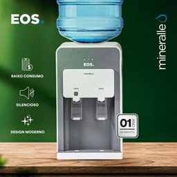 Bebedouro de Mesa para Garrafão Eos Mineralle Eletrônico Quente e Frio Ebe02qs 220v - 5