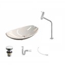 Ver imagem 2 de Kit Cuba L45 com Torneira Link 1062 Metal e Válvula Click 1 1/2" + Sifão Pvc e Flexível