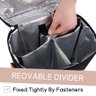 Bolsa Termica Porta Vinhos Taças 4 Garrafas Mochila Wine Bag Cooler com Divisorias Removiveis Bag - 7
