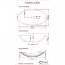 Ver mais imagens de Kit Cuba L45 com Torneira Link 1062 Metal e Válvula Click 1 1/2" + Sifão Pvc e Flexível