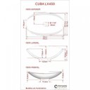 Ver mais imagens de Kit Cuba L45 com Torneira Link 1062 Metal e Válvula Click 1 1/2" + Sifão Pvc e Flexível