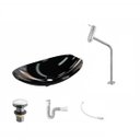 Ver imagem 2 de Kit Cuba L45 com Torneira Link 1062 Metal e Válvula Click 1 1/2" + Sifão Pvc e Flexível