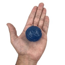 Brinquedo Pet Bola Cristal Lisa 45mm: Azul - 4
