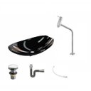 Ver imagem 2 de Kit Cuba L45 com Torneira Link 1062 Metal e Válvula Click 1 1/2" + Sifão Cromado e Flexível